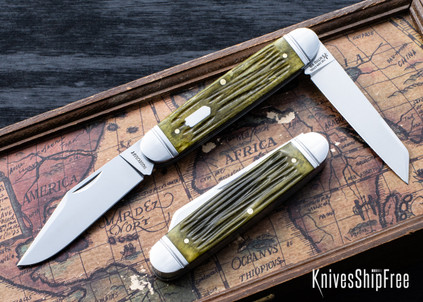 RoseCraft Blades: Briarpatch Jack - Vintage Jigged Bone - 14C28N