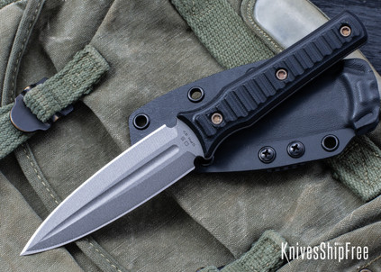 RMJ Tactical: Orlando Special - Black G-10 - CPM-3V - Tungsten Cerakote