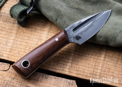 Bradshaw Blades: Biddie - Vintage Crosscut Micarta - 1095 Carbon Steel