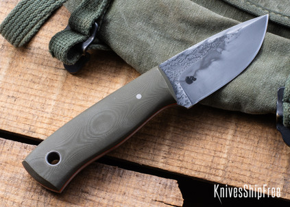 Bradshaw Blades: Sidekick - Green G-10 - 1095 Carbon Steel