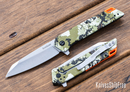 Kershaw Knives: Misdirect - Assisted Flipper - Kings Camo Stainless Steel Framelock - 4Cr14 - Stonewashed - 1365KC