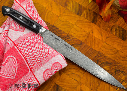 Kramer by Zwilling: Euroline - 9" Carving Knife - Stainless Damascus Collection