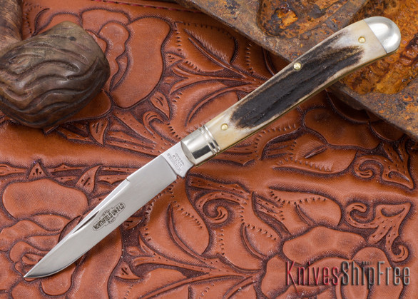 Great Eastern Cutlery: #48 - Northfield UN-X-LD - Weasel - Sambar Stag 14