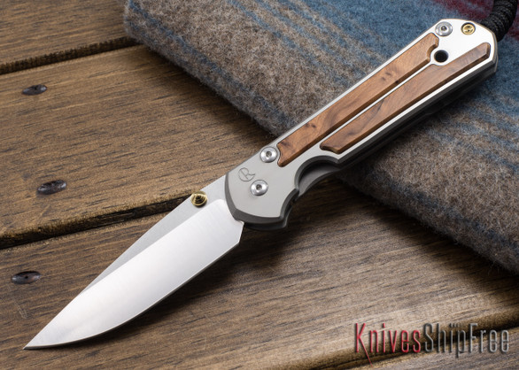 Chris Reeve Knives: Large Sebenza 21 - Thuya Burl Inlay - 040611