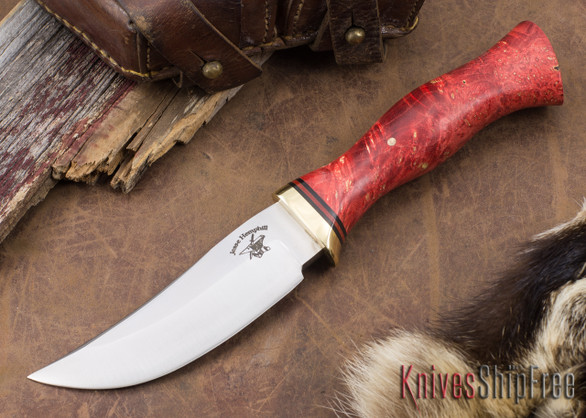 Jesse Hemphill Knives: High Falls II Special - Red Maple Burl #1