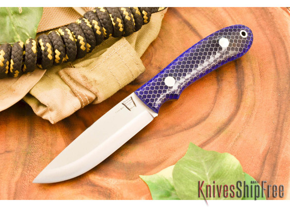 Hyken Knives: Bushcrafter CPM-154 - Blue C-Tek