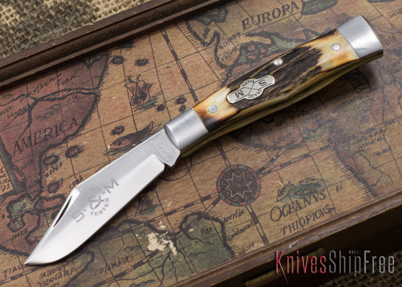 Schatt & Morgan: File & Wire Series - #40 Gunstock - CPM 154 - Torched Stag #4