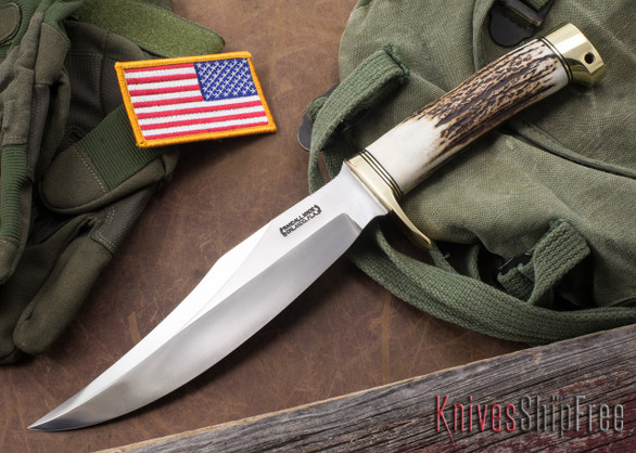 Randall Made Knives: Model 12-8 Bear Bowie - Stag