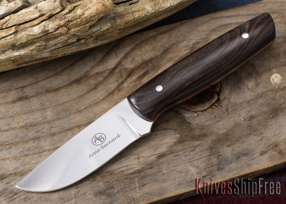 Arno Bernard Knives: Pro Hunter Series - Wildebeest - Ebony - Red Liners - 050918