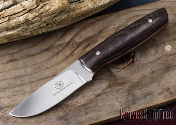 Arno Bernard Knives: Pro Hunter Series - Wildebeest - Ebony - Red Liners - 050920