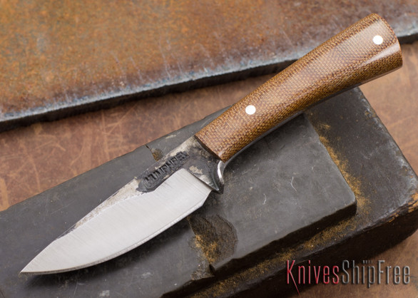Lon Humphrey Knives: Custom Whitetail - Natural Micarta - 080918