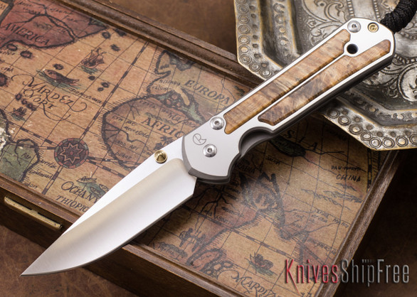 Chris Reeve Knives: Large Sebenza 21 - Spalted Beech - 081119