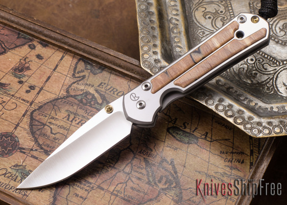 Chris Reeve Knives: Small Sebenza 21 - Spalted Beech - 081134