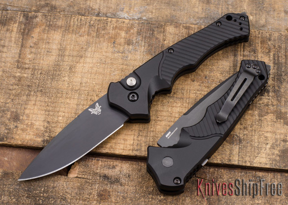 Benchmade Knives: 9600BK - Rukus II - Auto - Black Blade
