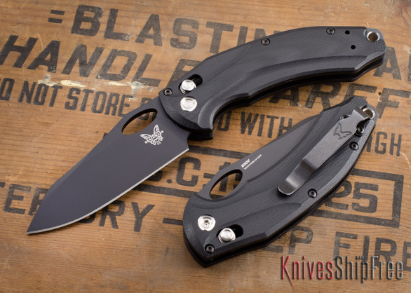 Benchmade Knives: 818BK Mini-Loco - AXIS Lock - CPM-S30V - Black Blade