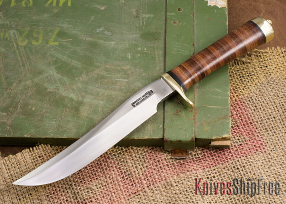 Randall Made Knives: Model 3-7 Hunter - Stacked Leather - 317