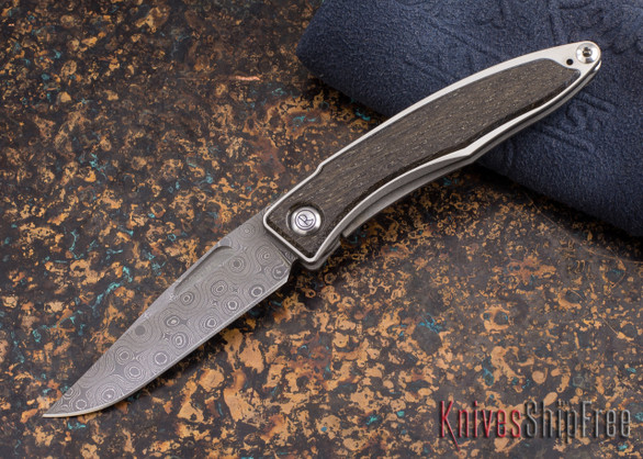 Chris Reeve Knives: Mnandi - Bog Oak - Raindrop Damascus - 011858