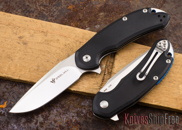 Steel Will Knives: Cutjack - Black G-10 - M390 Steel