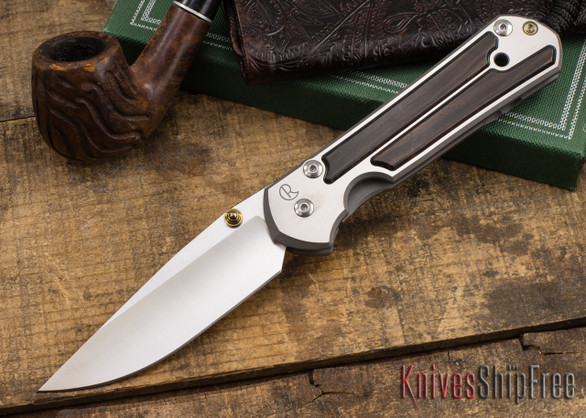 Chris Reeve Knives: Large Sebenza 21 - Macassar Ebony - 020516