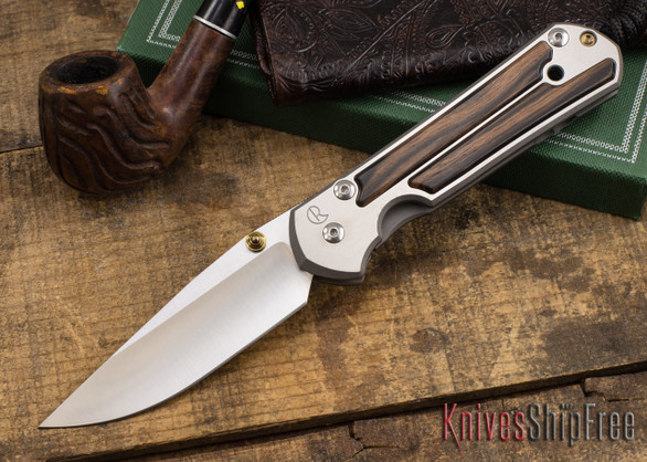 Chris Reeve Knives: Large Sebenza 21 - Macassar Ebony - 020518