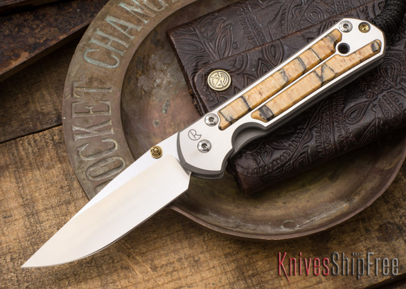 Chris Reeve Knives: Small Sebenza 21 - Spalted Beech - 021540