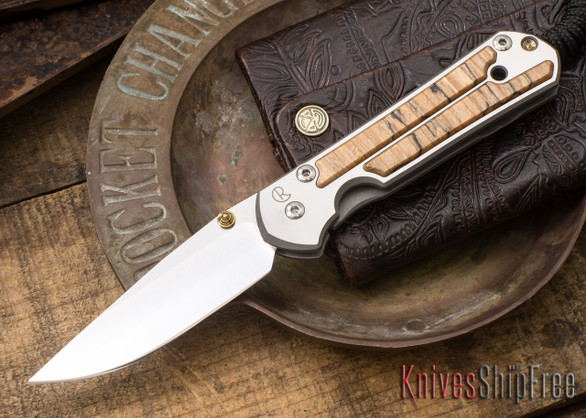 Chris Reeve Knives: Small Sebenza 21 - Spalted Beech - 021544