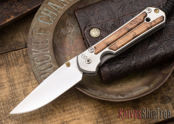 Chris Reeve Knives: Small Sebenza 21 - Thuya Burl - 021550