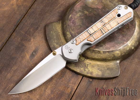 Chris Reeve Knives: Large Sebenza 21 - Spalted Beech - 021607