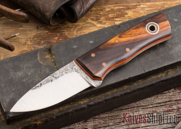 Fiddleback Forge: Pocket Kephart - Desert Ironwood - Natural / Orange Liners - 031403