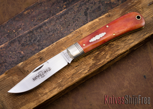 Great Eastern Cutlery: #43 Oregon Trapper - Northfield UN-X-LD - Orange Camel Bone 23