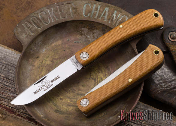 Great Eastern Cutlery: #71 Farm & Field - Bullnose - Natural Canvas Micarta