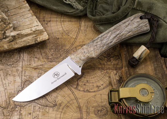 Arno Bernard Knives: Badger - Giraffe Bone 17