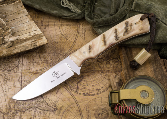 Arno Bernard Knives: Badger - Sheep Horn 15