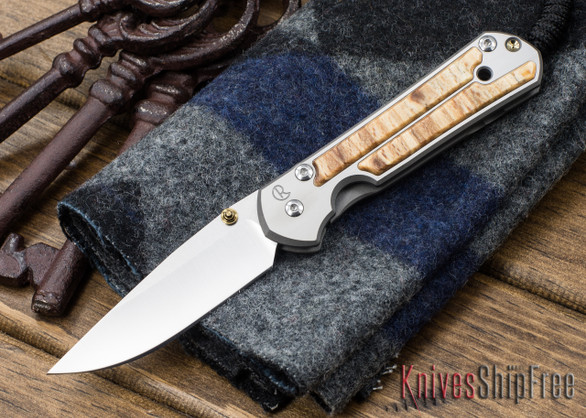 Chris Reeve Knives: Small Sebenza 21 - Spalted Beech - 070614