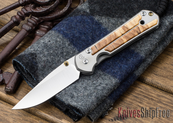 Chris Reeve Knives: Small Sebenza 21 - Spalted Beech - 070617
