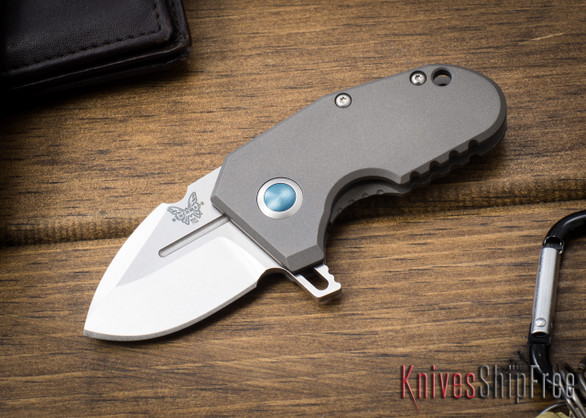 Benchmade Knives: 756 mPR - Micro Pocket Rocket - Sibert Design - Titanium Monolock Flipper - CPM 20CV