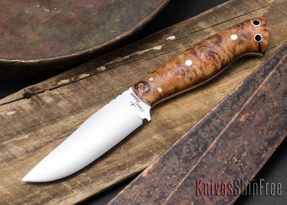 Cross Knives: Hunter - Dyed Maple Burl - Black Liners - CK18GD001