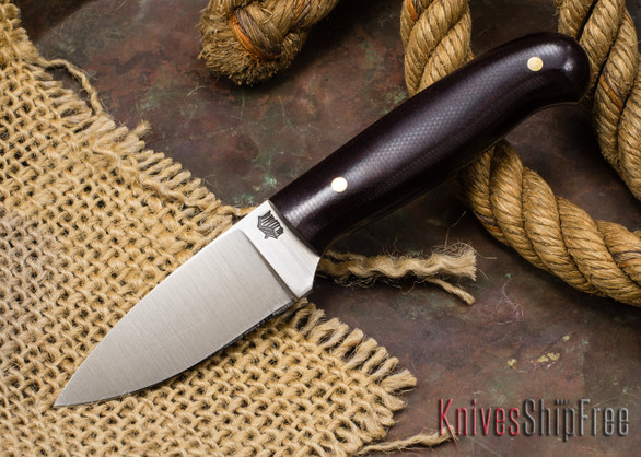 L.T. Wright Knives: Patriot - Double Red Micarta - Black Liners - A2 Steel