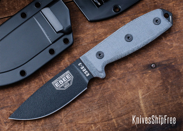 ESEE Knives: ESEE-3P-B - Black