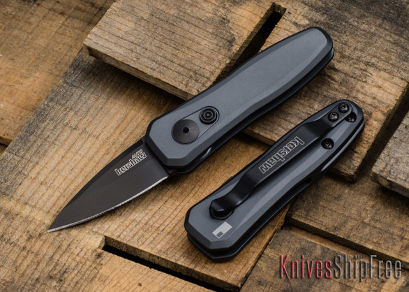 Kershaw Knives: Launch 4 - Gray w/ Black Blade - 7500GRY