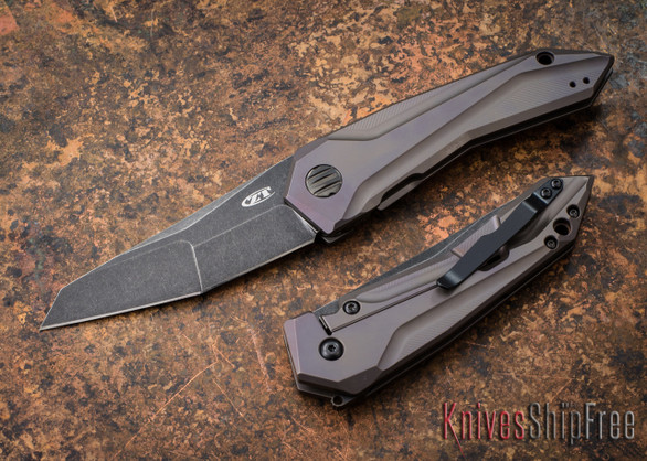 Zero Tolerance: ZT0055BRZ - SPRINT RUN - SLT Flipper - Dark Bronze Titanium - Blackwash CPM-20CV