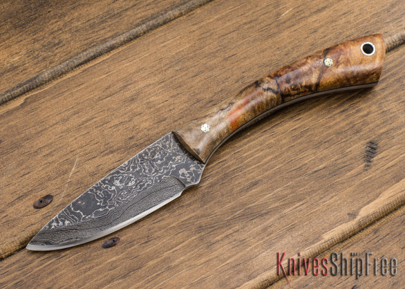 Palmetto Blades: Big Spur - Big Leaf Maple Burl - Damascus