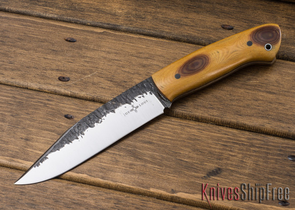 Joe Louis Knives: Ranch Hand - Antique Micarta - 1084 Steel - #01