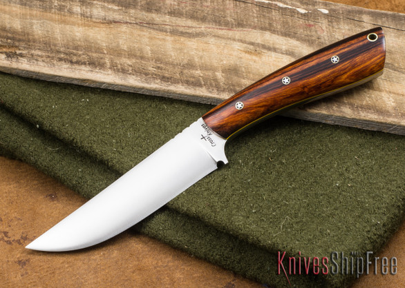 Cross Knives: All Round Hunter - Desert Ironwood - Texas Pins - Yellow Liners