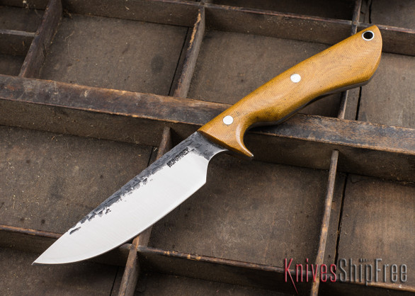 Lon Humphrey Knives: Bridger - Natural Micarta - 020807