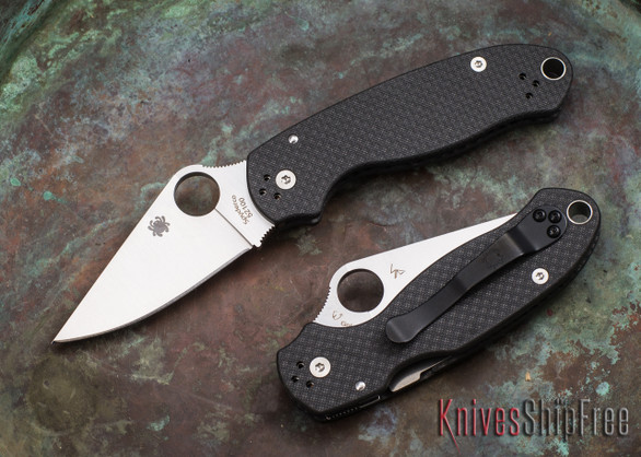 Spyderco: Para 3 - Limited Run - Carbon Fiber - 52100 - C223CF52100P