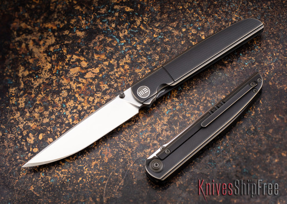 WE Knife: 618 Framelock - Bronze Titanium - M390 Hand-Rubbed Satin Blade