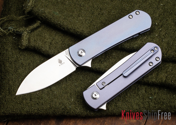 Kizer Cutlery: Yorkie - Laconico Design - Titanium Framelock - CPM-S35Vn