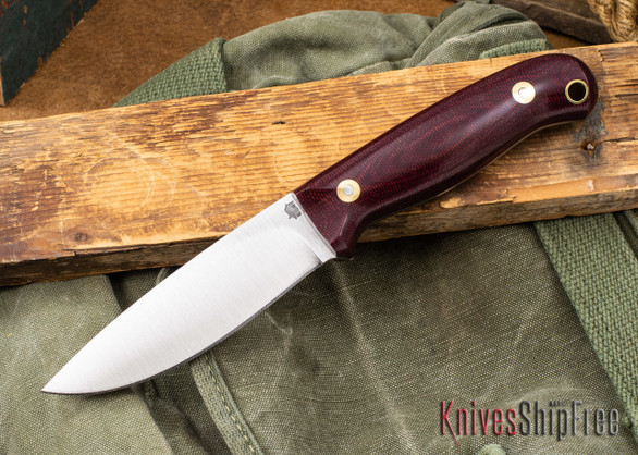 L.T. Wright Knives: Rogue River - Double Red Micarta