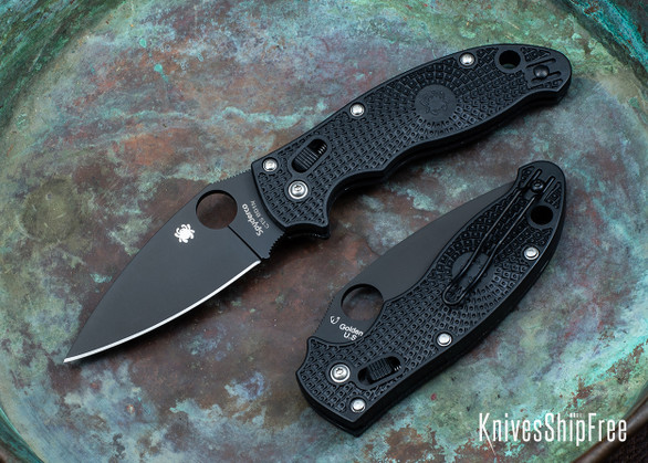 Spyderco: Manix 2 Lightweight - Black FRCP - Black Blade - CTS-BD1N - C101PBBK2
